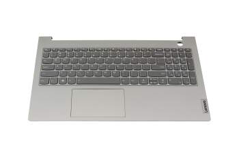 5CB1B34810 Original Lenovo Tastatur inkl. Topcase US (englisch) grau/grau mit Backlight