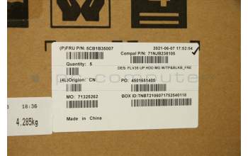 Lenovo 5CB1B35007 Tastatur inkl. TopcaseASM_FRA C20VE HD MGBL