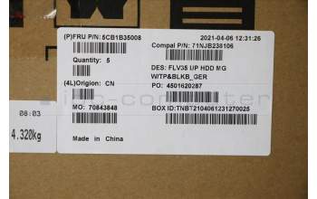 Lenovo 5CB1B35008 Tastatur inkl. TopcaseASM_GER C20VE HD MGBL