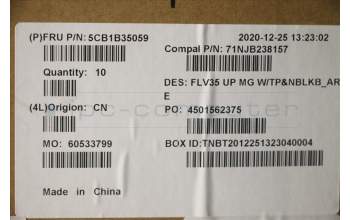 Lenovo 5CB1B35059 Tastatur inkl. TopcaseASM_ARA C20VE MGNBL