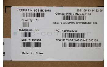 Lenovo 5CB1B35075 Tastatur inkl. TopcaseASM_BEL C20VE MGNBL