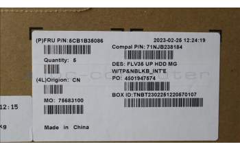 Lenovo 5CB1B35086 Tastatur inkl. TopcaseASM_EUROENG C20VEHDMGNBL