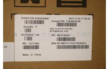 Lenovo 5CB1B35087 Tastatur inkl. TopcaseASM_KOR C20VE HD MGNBL