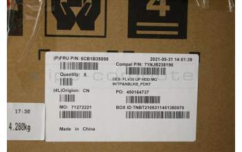 Lenovo 5CB1B35098 Tastatur inkl. TopcaseASM_POR C20VE HD MGNBL