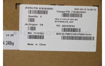 Lenovo 5CB1B35892 Tastatur inkl. TopcaseASM_GER C20VE HD MGNBL