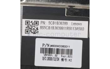 Lenovo 5CB1B36399 Tastatur inkl. Topcase ASM_UK W 82HS AB