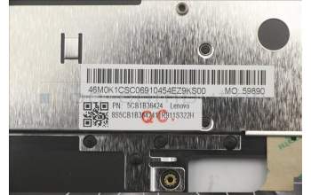 Lenovo 5CB1B36424 Tastatur inkl. Topcase ASM_CZE/SLK W 82HS AB
