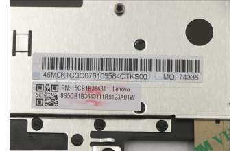 Lenovo 5CB1B36431 Tastatur inkl. Topcase ASM_UK W82HS FP BL AB