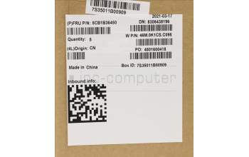 Lenovo 5CB1B36450 Tastatur inkl. Topcase ASM_NORDIC W82HS FPBLAB