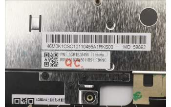 Lenovo 5CB1B36456 Tastatur inkl. Topcase ASM_CZE/SLK W82HSFPBLAB