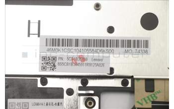 Lenovo 5CB1B36459 C-Abdeckung mit Tastatur, Französisch/Arabisch, Tiefblau