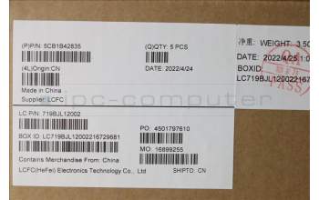 Lenovo 5CB1B42835 Tastatur inkl. Topcase ASM_BEL L82FG FPABBL