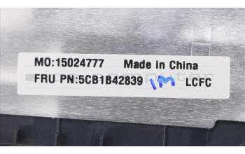 Lenovo 5CB1B42839 Tastatur inkl. Topcase ASM_EURO ENGL82FGFPABBL