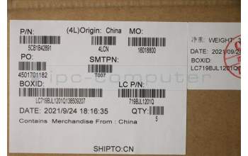 Lenovo 5CB1B42891 Tastatur inkl. Topcase ASM_UK L82FG FPABBLML