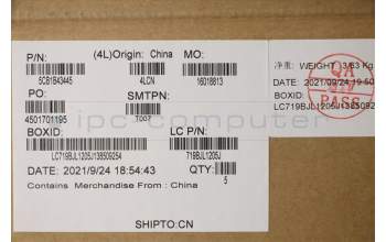 Lenovo 5CB1B43445 Tastatur inkl. Topcase deutsch L82FG NFPABNBL