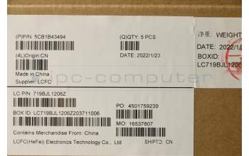 Lenovo 5CB1B43494 Tastatur inkl. Topcase ASM_UK L82FGNFPABNBLML