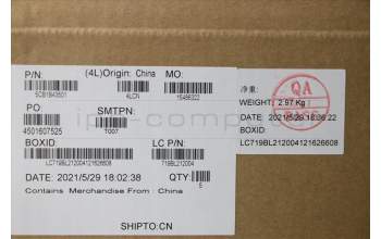 Lenovo 5CB1B43501 Tastatur inkl. Topcase ASM_BUL L82LA LIG_SR