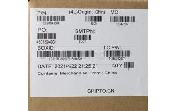 Lenovo 5CB1B43504 Tastatur inkl. Topcase ASM_EURO ENGL82LALIG_SR