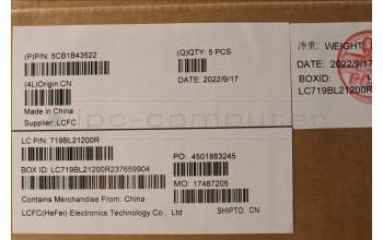 Lenovo 5CB1B43522 Tastatur inkl. Topcase spanisch L82LA LIG_SR