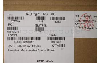 Lenovo 5CB1B60434 C-Cover with keyboard,French,Abyss Blue,Backlight,FingerPrint