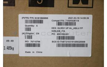 Lenovo 5CB1B65895 Tastatur inkl. Topcase_ITA C82FE ALBUW FPBL