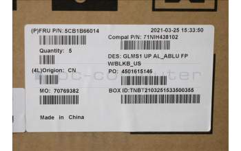 Lenovo 5CB1B66014 Tastatur inkl. Topcase_ENG C82FE ALBUW FPBL