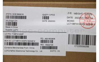 Lenovo 5CB1B69018 Tastatur inkl. Topcase ASM_ITA L82H8FPSDBL