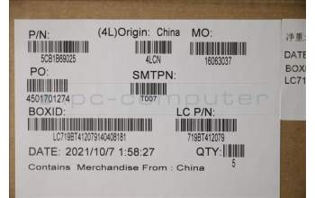Lenovo 5CB1B69025 Tastatur inkl. Topcase spanisch L82H8FPSDBL