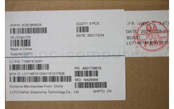 Lenovo 5CB1B69029 Tastatur inkl. Topcase ASM_TURL82H8FPSDBL