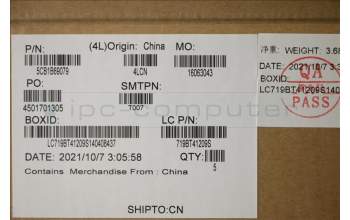 Lenovo 5CB1B69079 Tastatur inkl. Topcase ASM_ITAL82H8NFPABBL