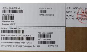 Lenovo 5CB1B69142 Tastatur inkl. TopcaseASM_LA SPAL82H8NFPAGBL