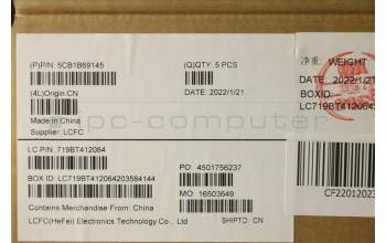 Lenovo 5CB1B69145 Tastatur inkl. Topcase ASM_RUSL82H8NFPAGBL