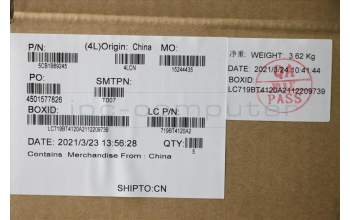 Lenovo 5CB1B69245 Tastatur inkl. TopcaseASM_SLVL82H8NFPAGNBL