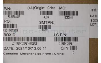 Lenovo 5CB1B84507 Tastatur inkl. Topcase deutschL82H8NFPSDBL