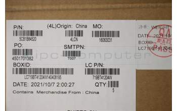 Lenovo 5CB1B84520 Tastatur inkl. Topcase spanisch L82H8NFPSDBL