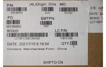 Lenovo 5CB1B84533 Tastatur inkl. TopcaseASM_THAIL82H8NFPSDNBL