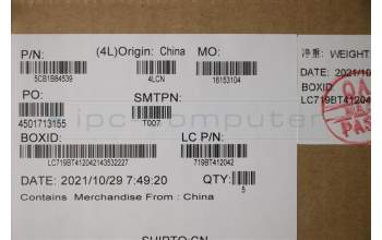 Lenovo 5CB1B84539 Tastatur inkl. TopcaseASM_RUSL82H8NFPSDNBL