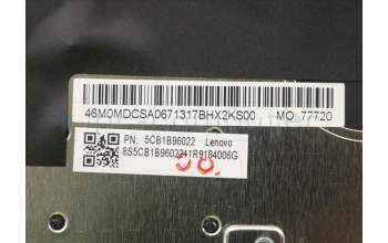 Lenovo 5CB1B96022 Tastatur inkl. Topcase schweiz W 82HV PG
