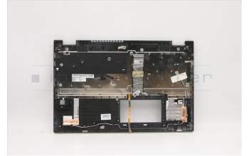 Lenovo 5CB1B96200 C-Abdeckung mit Tastatur, Slowenisch, Platingrau, Hintergrundbeleuchtung, Fingerabdruck