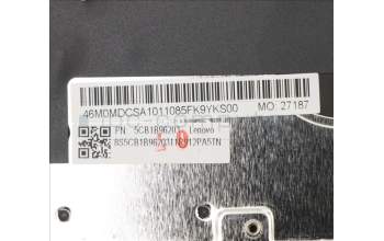 Lenovo 5CB1B96203 Tastatur inkl. Topcase ASM_CZE/SLK W82HVFPBLPG