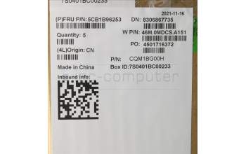 Lenovo 5CB1B96253 Tastatur inkl. Topcase deutsch W 82HV BL GY