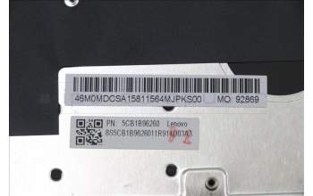 Lenovo 5CB1B96260 Tastatur inkl. Topcase ASM_NORDIC W 82HV BL GY