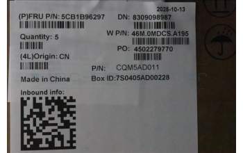 Lenovo 5CB1B96297 Tastatur inkl. Topcase ASM_CZE/SLK W 82HV GY