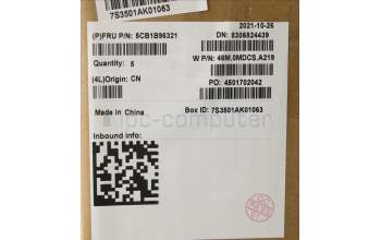 Lenovo 5CB1B96321 C-Abdeckung mit Tastatur, Hebräisch, Grau, Hintergrundbeleuchtung