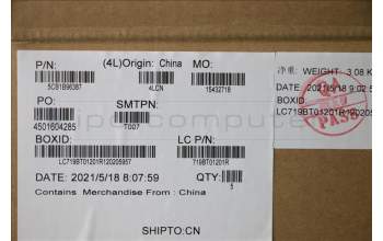 Lenovo 5CB1B96387 Tastatur inkl. Topcase ASM_HBW L82KA BK