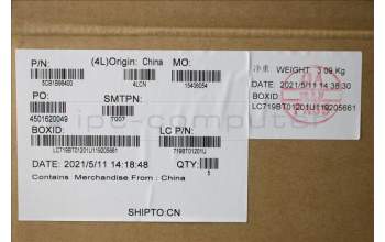 Lenovo 5CB1B96400 Tastatur inkl. Topcase schweiz L82KA BK