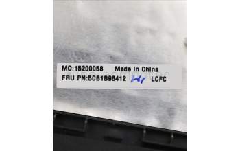 Lenovo 5CB1B96412 Tastatur inkl. Topcase ASM_ENG L82KA IG