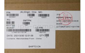 Lenovo 5CB1B96471 Tastatur inkl. Topcase spanisch L82KB BK DIS