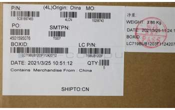 Lenovo 5CB1B97483 Tastatur inkl. Topcase ASM_ENG L82H9 FP A/GUMA