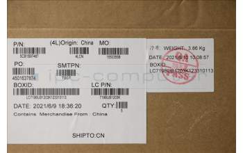 Lenovo 5CB1B97487 Tastatur inkl. Topcase ASM_BEL L82H9 FP A/GUMA